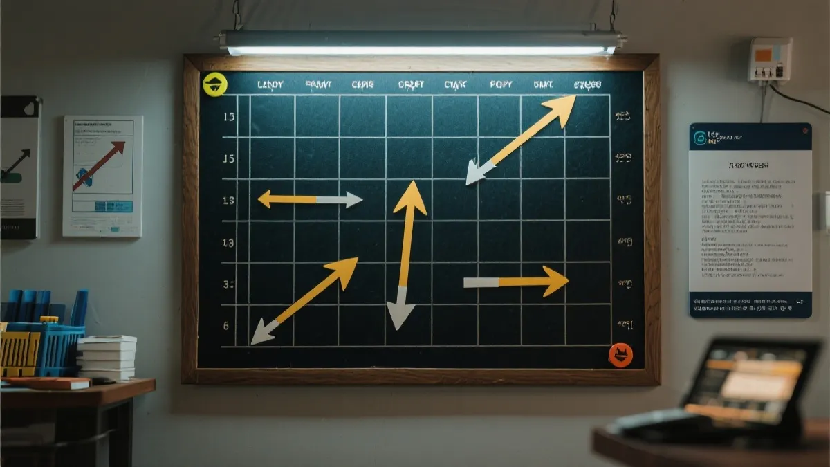 战术与走势示意图